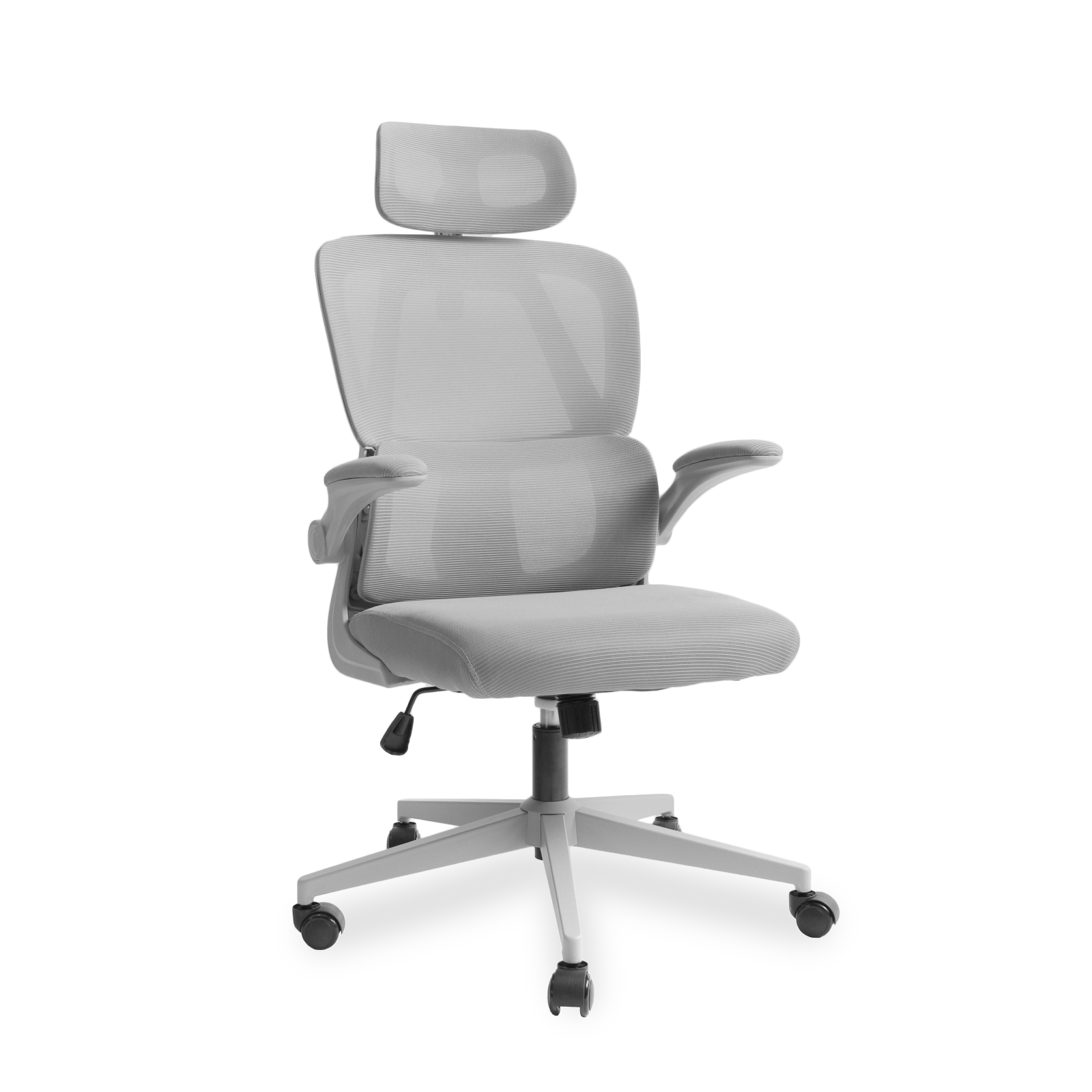 Mesh Office Chair (Grey) | Ergonomic Desk Chair - Jacob Bek