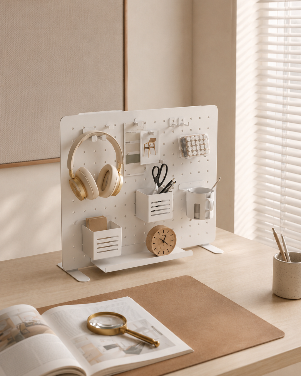 Metal Desk Pegboard Organiser - Outlet Accessories - Marcel Olsen