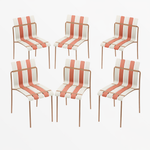 Ondara Outdoor Chairs – Set of 6 (Nude Beige & White) – Imperfect (Minor Cosmetic Marks) - Marcel Olsen