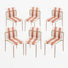 Ondara Outdoor Chairs – Set of 6 (Nude Beige & White) – Imperfect (Minor Cosmetic Marks) - Marcel Olsen