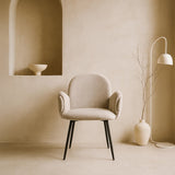 Nubbi Upholstered Dining Chair - Cloud Grey (4 Units) - Marcel Olsen
