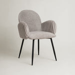 Nubbi Upholstered Dining Chairs – Set of 4 (Cloud Grey) – Outlet Outlet Products - Marcel Olsen