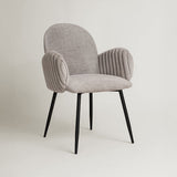 Nubbi Upholstered Dining Chair - Cloud Grey (4 Units) - Marcel Olsen