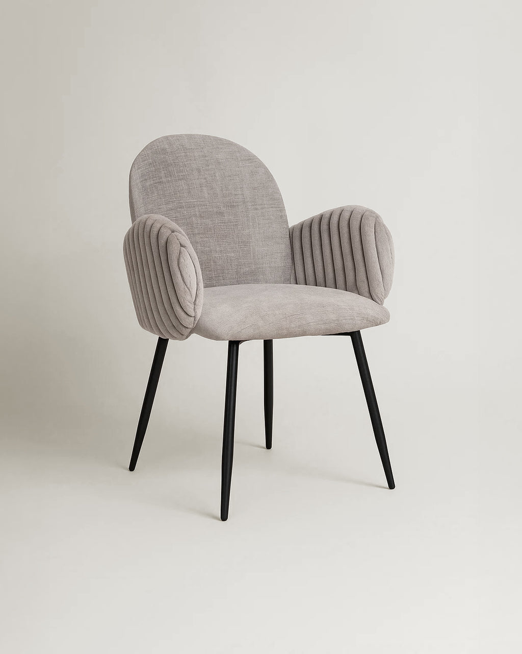 Nubbi Upholstered Dining Chairs – Set of 4 (Soft Cloud) – Outlet Outlet Products - Marcel Olsen