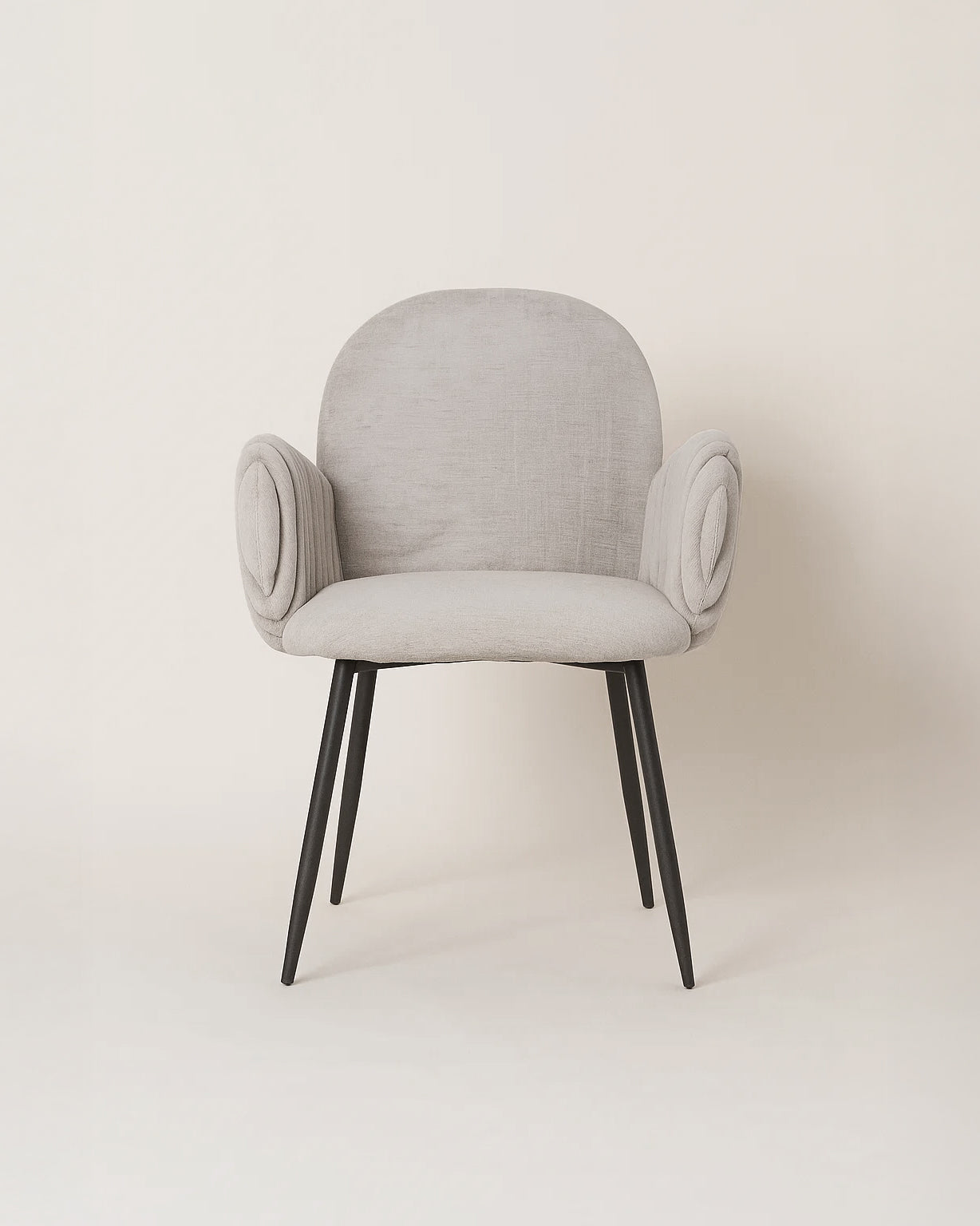 Nubbi Upholstered Dining Chair - Cloud Grey (4 Units) - Marcel Olsen
