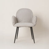 Nubbi Upholstered Dining Chair - Cloud Grey (4 Units) - Marcel Olsen