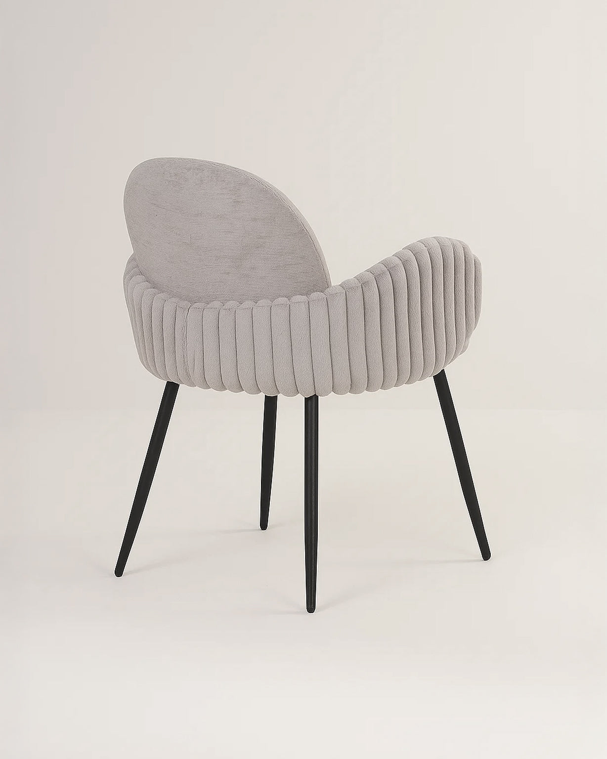 Nubbi Upholstered Dining Chair - Cloud Grey (4 Units) - Marcel Olsen