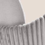 Nubbi Upholstered Dining Chairs – Set of 4 (Cloud Grey) – Outlet Outlet Products - Marcel Olsen