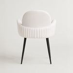 Nubbi Upholstered Dining Chair - Soft White - Marcel Olsen