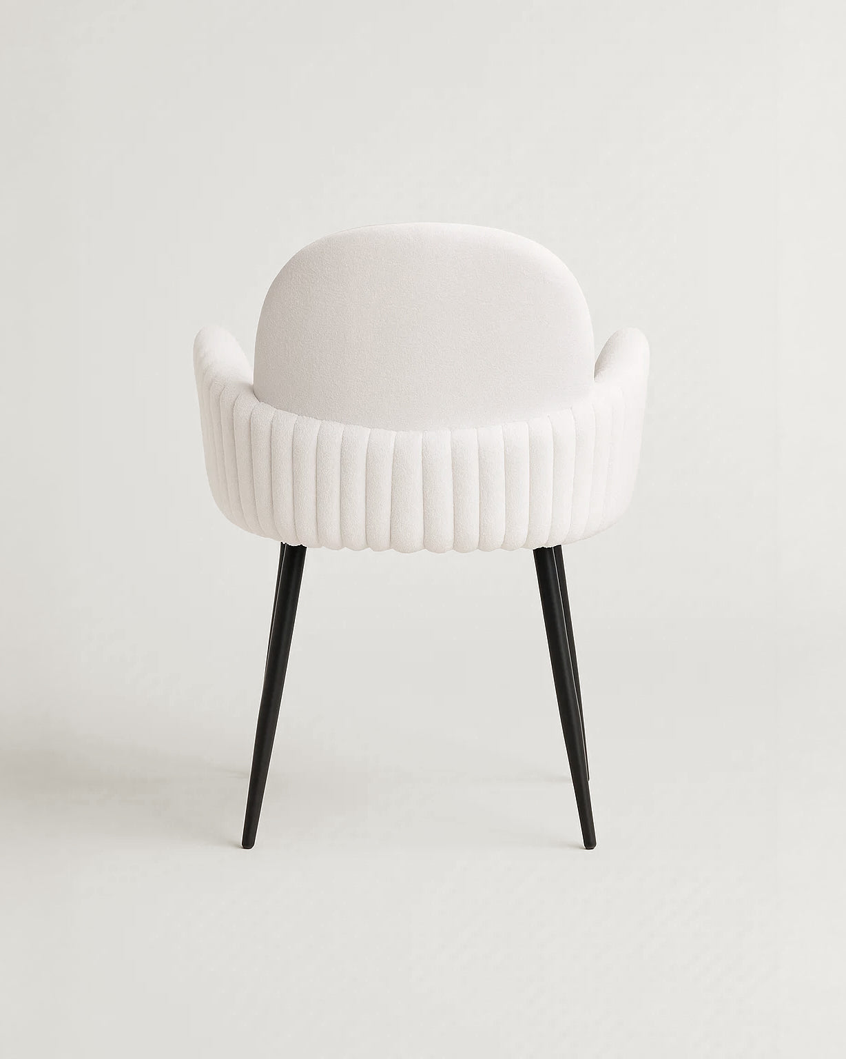 Nubbi Upholstered Dining Chair - Soft White - Marcel Olsen