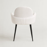 Nubbi Upholstered Dining Chair - Soft White (4 Units) - Marcel Olsen