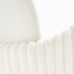 Nubbi Upholstered Dining Chair - Soft White - Marcel Olsen