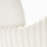 Nubbi Upholstered Dining Chair - Soft White (4 Units) - Marcel Olsen