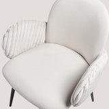 Nubbi Upholstered Dining Chair - Soft White (4 Units) - Marcel Olsen