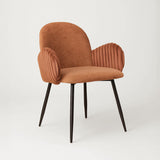 Nubbi Upholstered Dining Chair - Terracotta Brown (4 Units) - Marcel Olsen