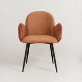 Nubbi Upholstered Dining Chair - Terracotta Brown (4 Units) - Marcel Olsen