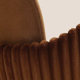 Nubbi Upholstered Dining Chair - Terracotta Brown (4 Units) - Marcel Olsen