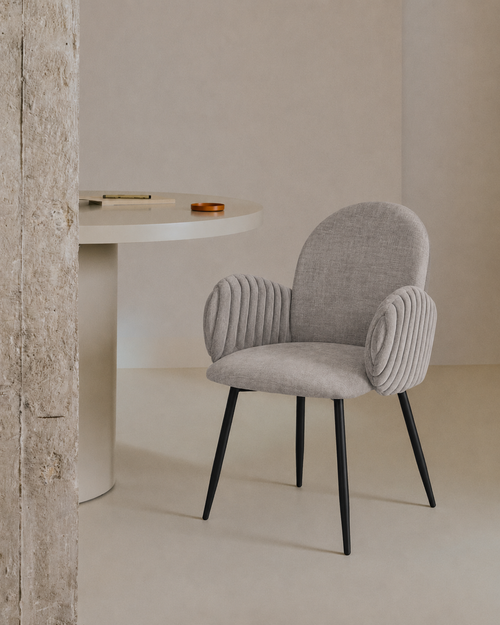 Nubbi Upholstered Dining Chair – Set of 2 (Soft Cloud) – Outlet