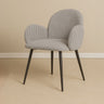 Nubbi Upholstered Dining Chair - Cloud Grey - Jacob Bek