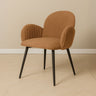 Nubbi Upholstered Dining Chair - Terracotta Brown - Jacob Bek