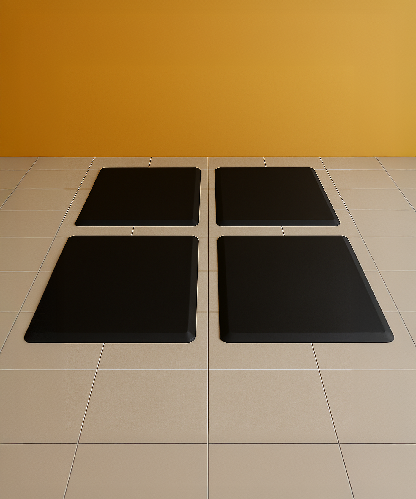 Office Chair Floor Protector Standing Desk Mat (Cushioned) (4 Units) Accessories - Jacob Bek