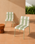 Ondara Outdoor Chairs – Set of 2 (Sage Green & White) – Outlet - Marcel Olsen
