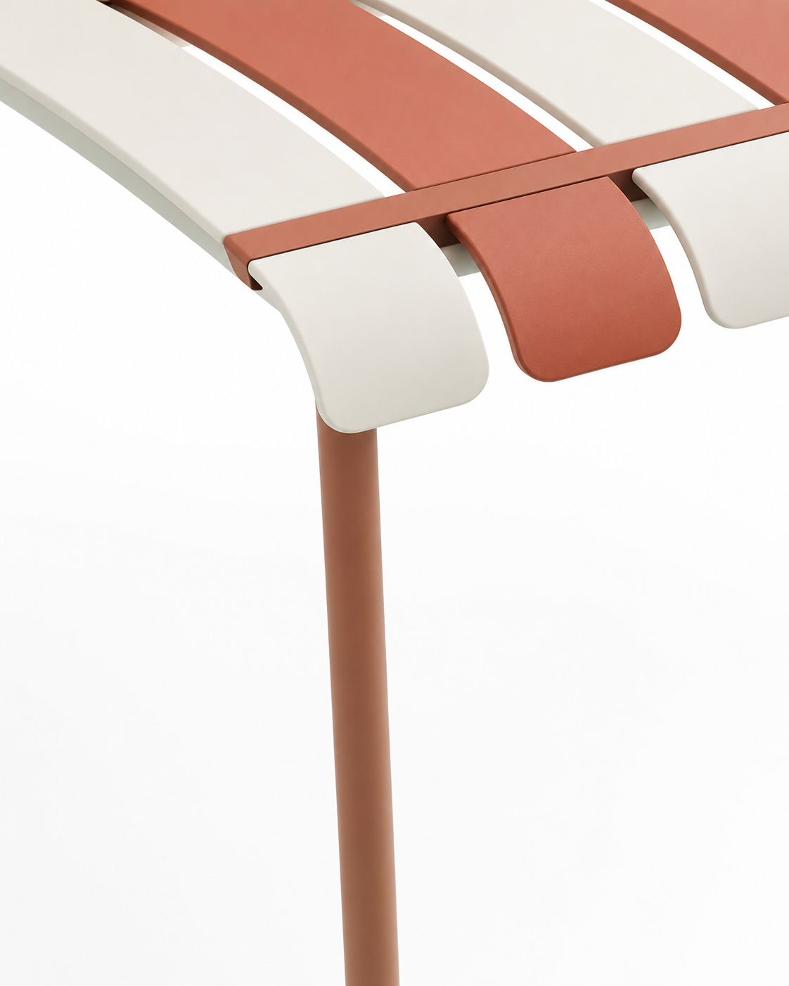 Ondara Outdoor Chairs – Set of 4 (Nude Beige & White) – Outlet - Marcel Olsen