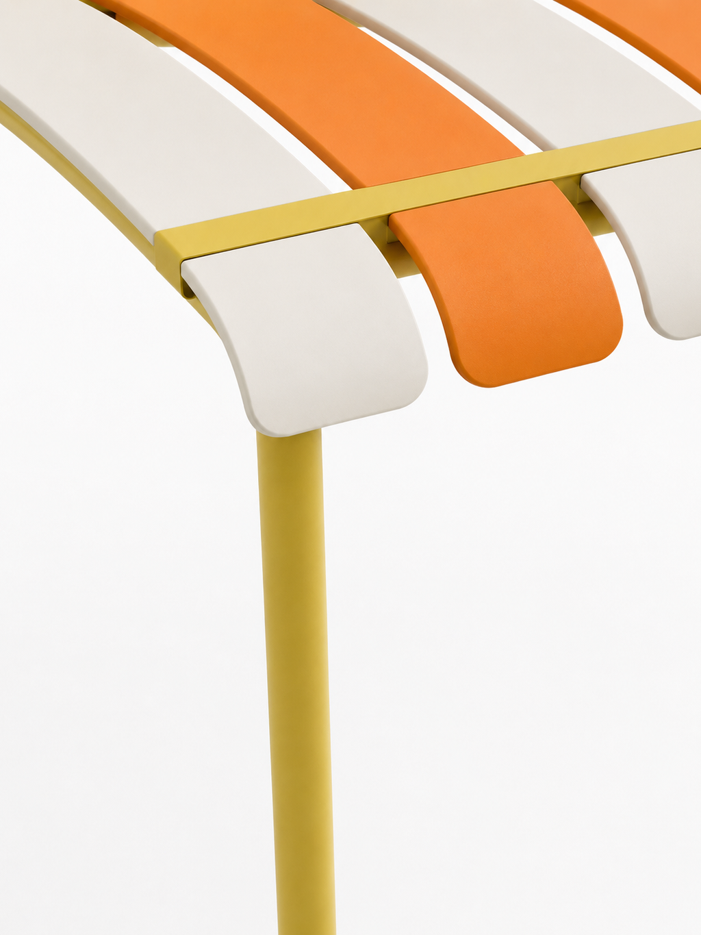 Ondara Outdoor Chairs – Set of 4 (Citrus Orange, Yellow & White) – Outlet - Marcel Olsen