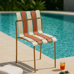 Ondara Outdoor 6 Chair & 2 Dining Table (Nude Beige & White) – Modern Boho Patio Pack - Marcel Olsen
