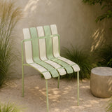 Ondara Outdoor 6 Chair & 2 Dining Table (Sage Green & White) – Modern Boho Patio Pack - Marcel Olsen