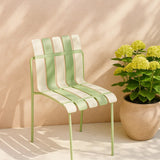 Ondara Outdoor 6 Chair & 2 Dining Table (Sage Green & White) – Modern Boho Patio Pack - Marcel Olsen