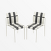 Ondara Outdoor Chairs – Set of 2 (Zebra Black & White) – Outlet - Marcel Olsen