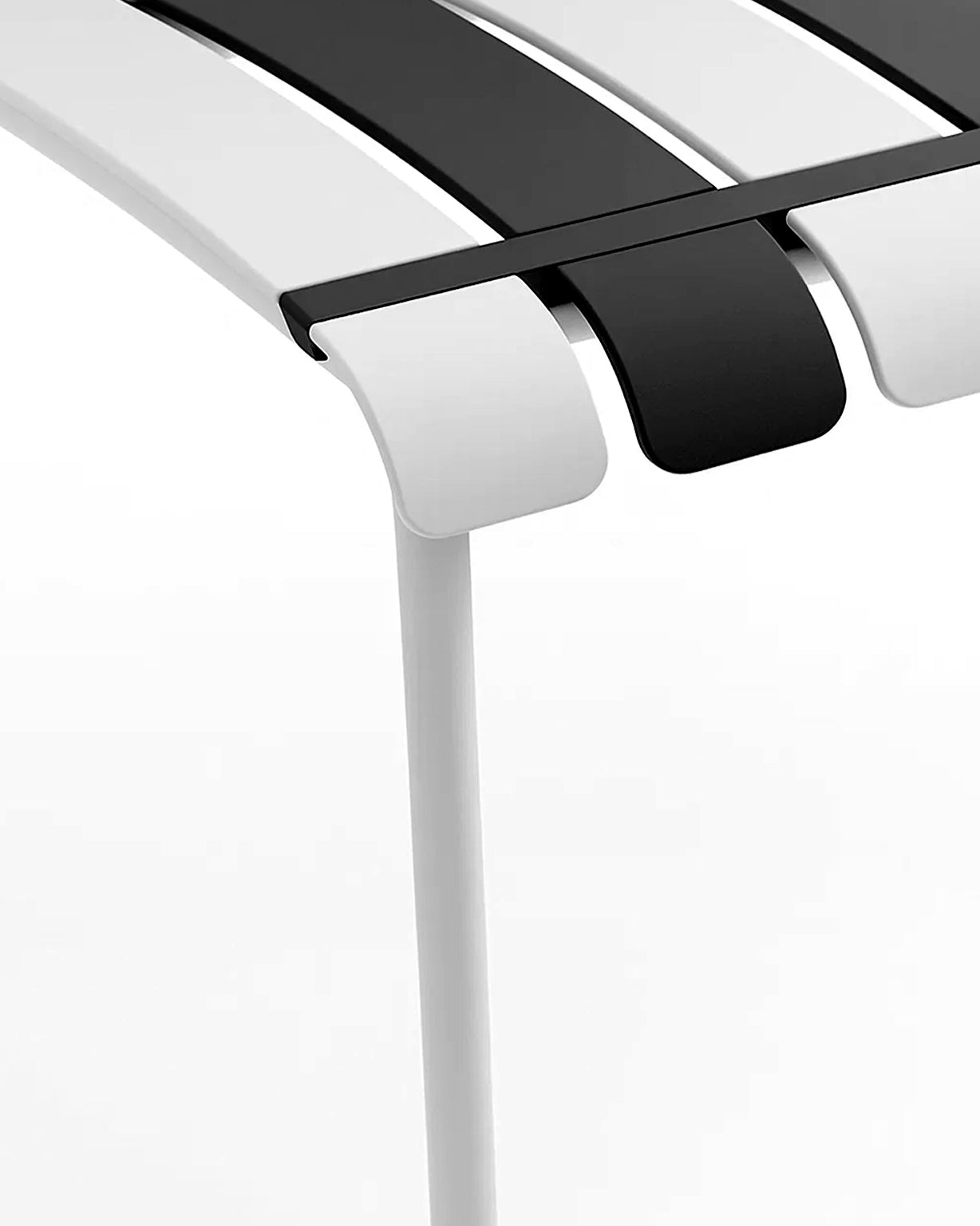 Ondara Outdoor 6 Chair & 2 Dining Table (Zebra Black & White) – Modern Boho Patio Pack - Marcel Olsen