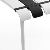 Ondara Outdoor 6 Chair & 2 Dining Table (Zebra Black & White) – Modern Boho Patio Pack - Marcel Olsen
