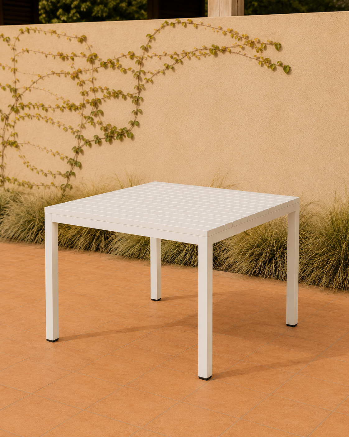 Ondara Outdoor Dining Table (Alba White, 85cm) - Outlet - Marcel Olsen