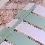 Ondara Outdoor Chair (Sage Green & White) – Modern Boho Patio Chair - Marcel Olsen