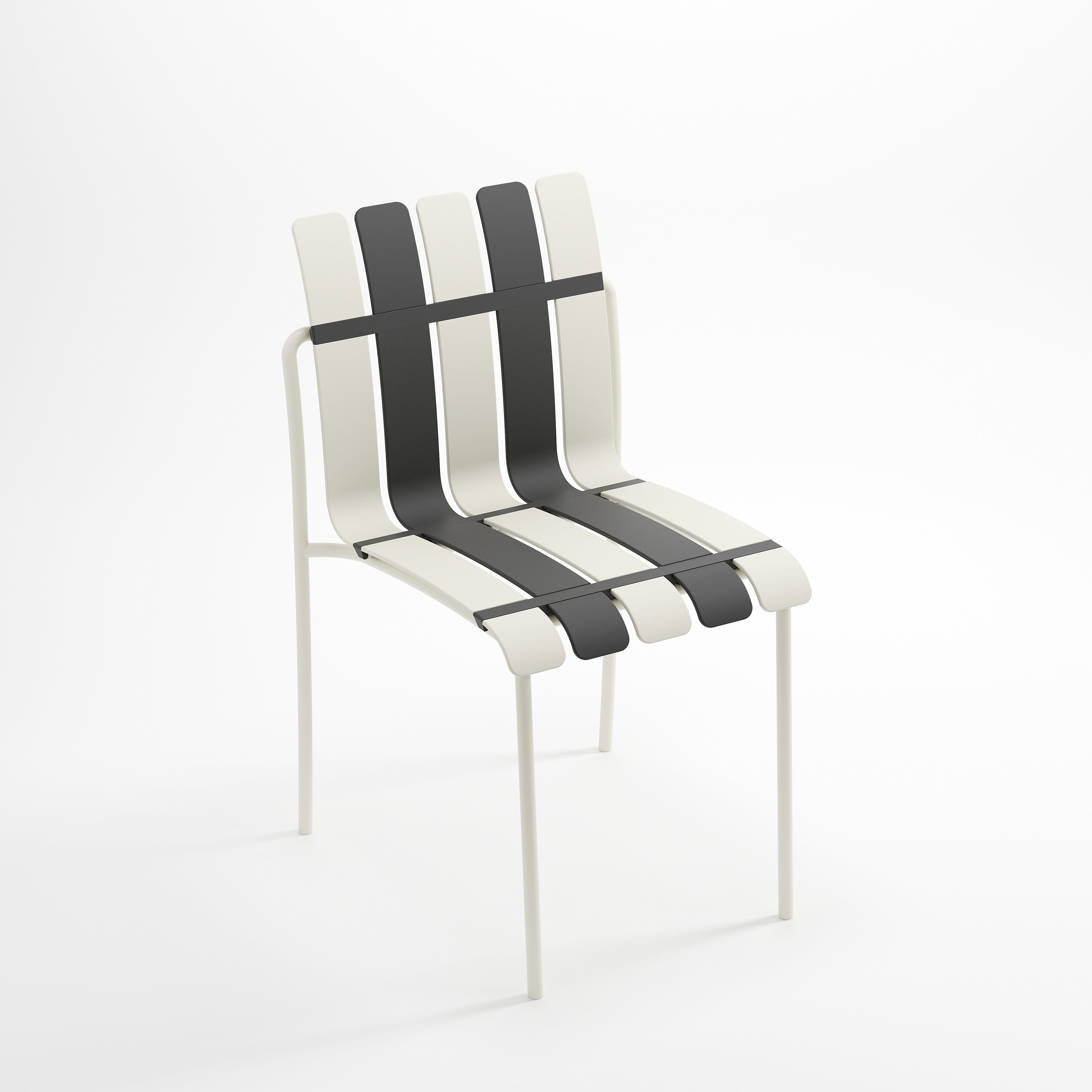Ondara Outdoor Chair (Zebra Black & White) – Modern Boho Patio Chair - Marcel Olsen