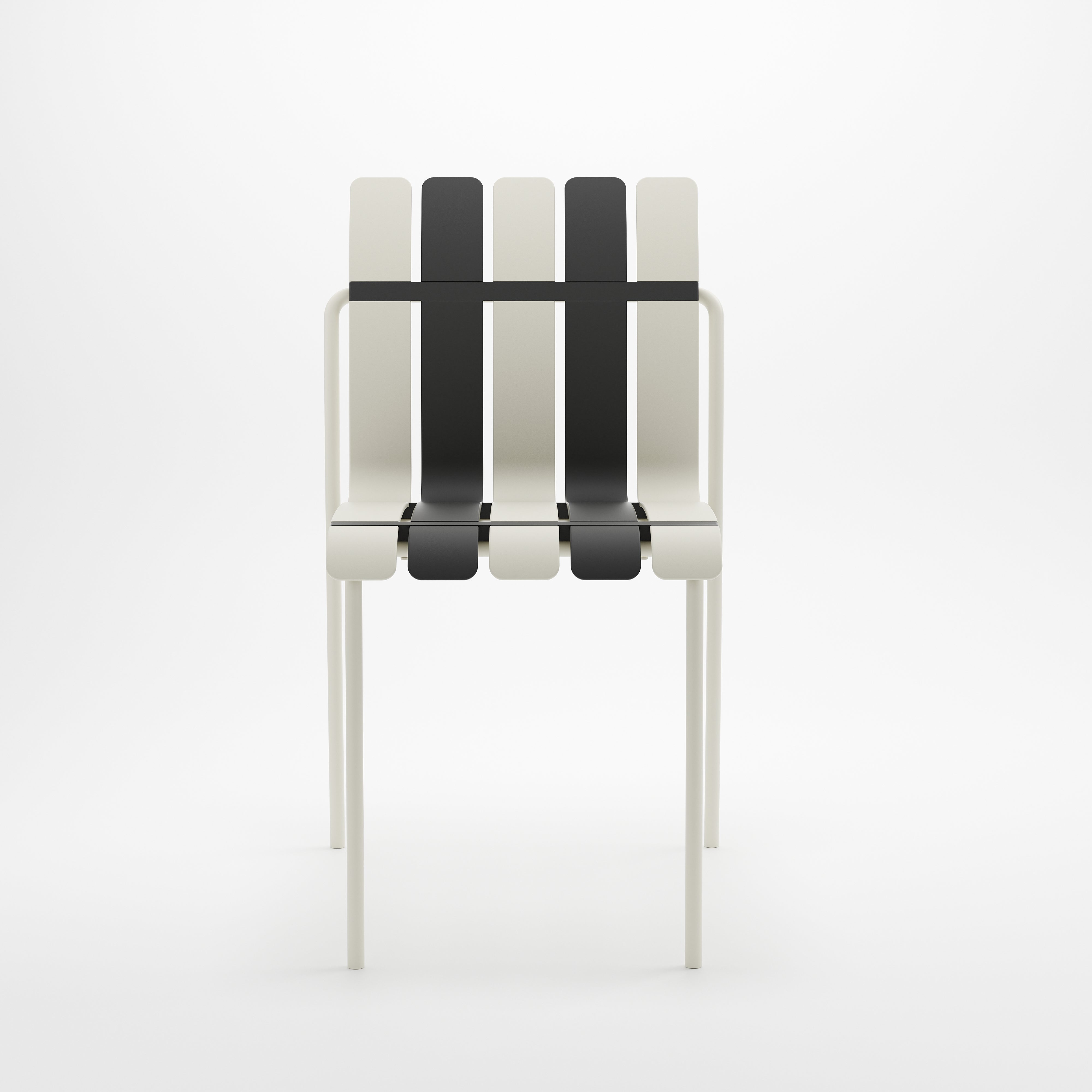 Ondara Outdoor Chair (Zebra Black & White) – Modern Boho Patio Chair - Marcel Olsen