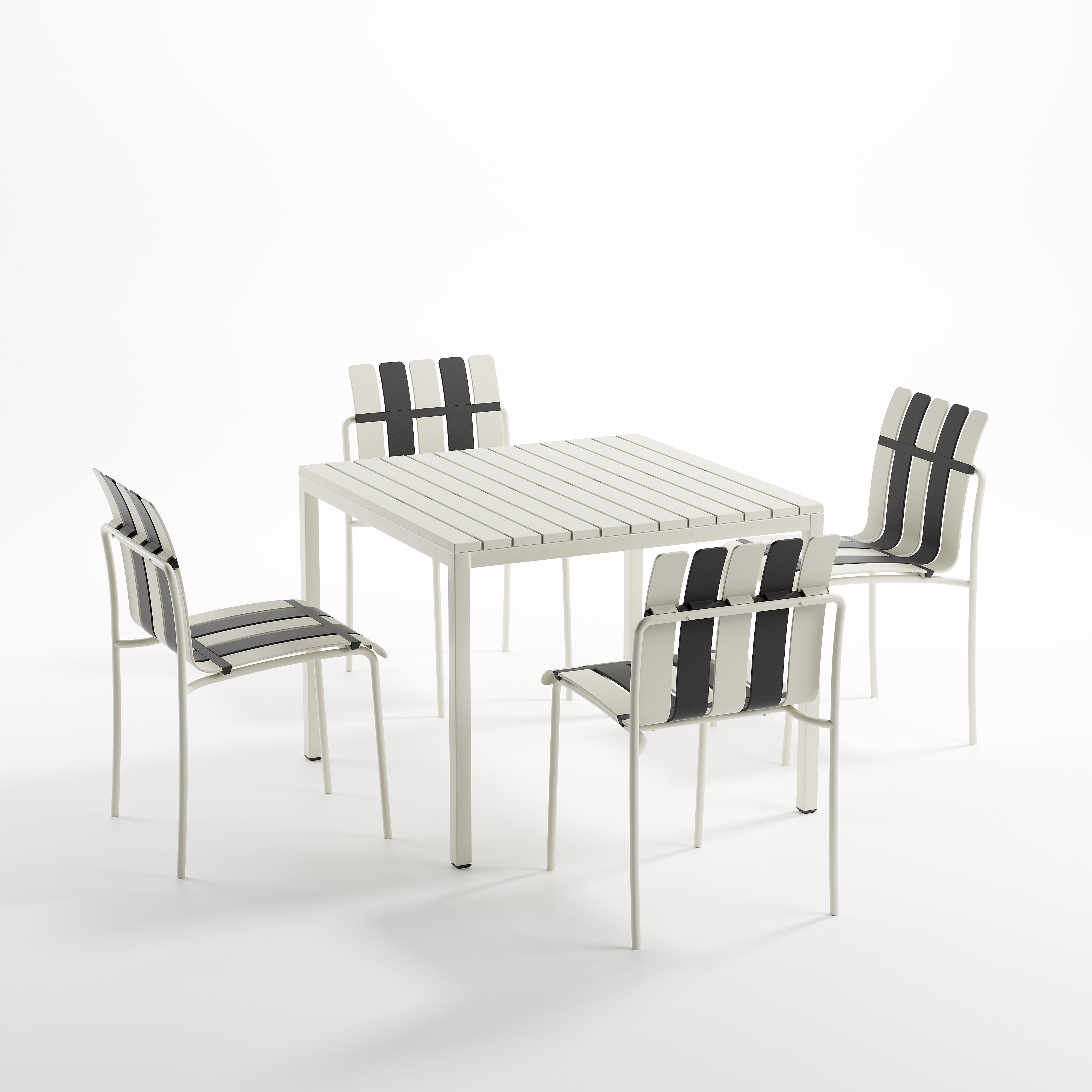 Ondara Outdoor Chair (Zebra Black & White) – Modern Boho Patio Chair - Marcel Olsen
