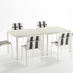 Ondara Outdoor Chair (Zebra Black & White) – Modern Boho Patio Chair - Marcel Olsen