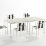 Ondara Outdoor Chair (Zebra Black & White) – Modern Boho Patio Chair - Marcel Olsen
