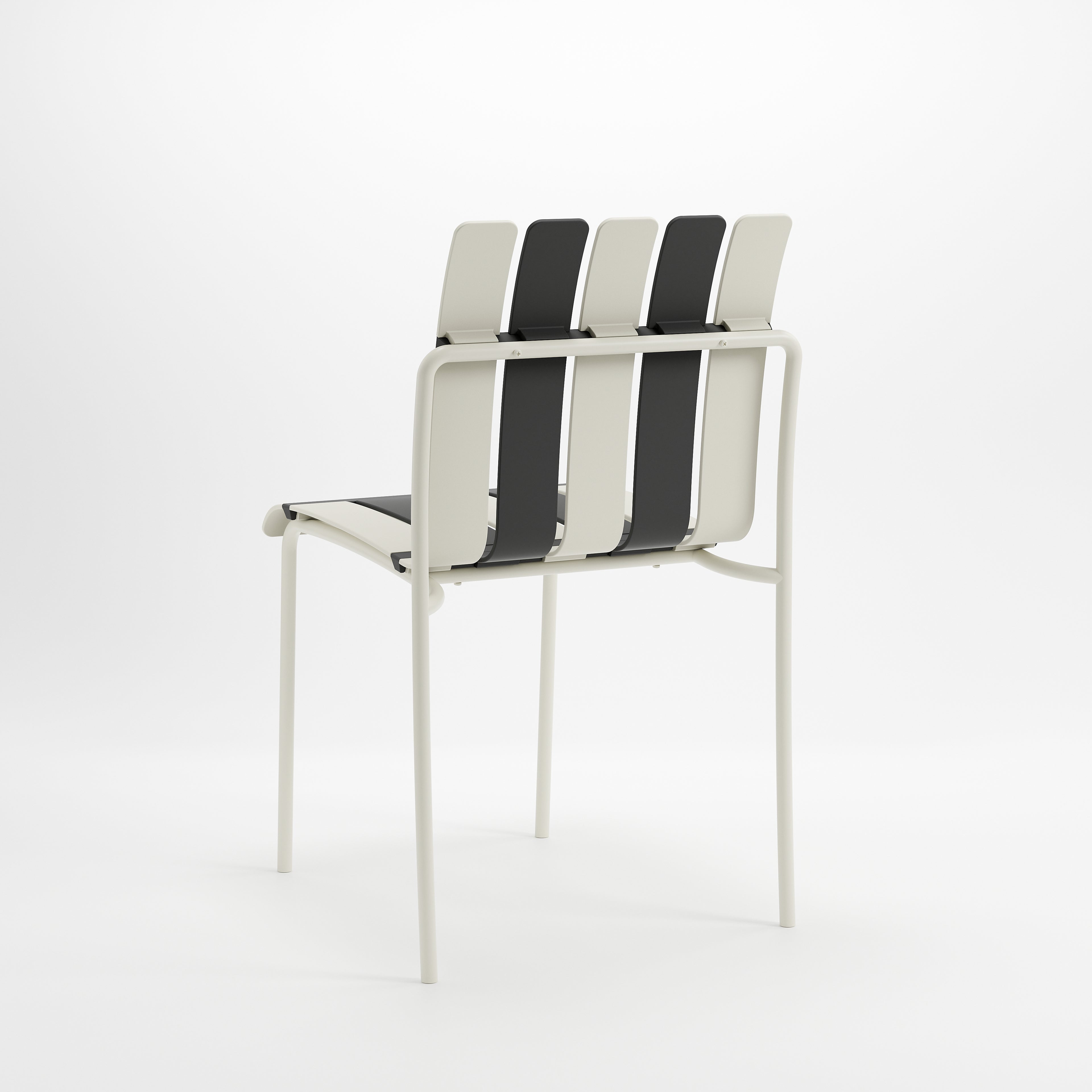 Ondara Outdoor Chairs – Set of 4 (Zebra Black & White) – Outlet - Marcel Olsen