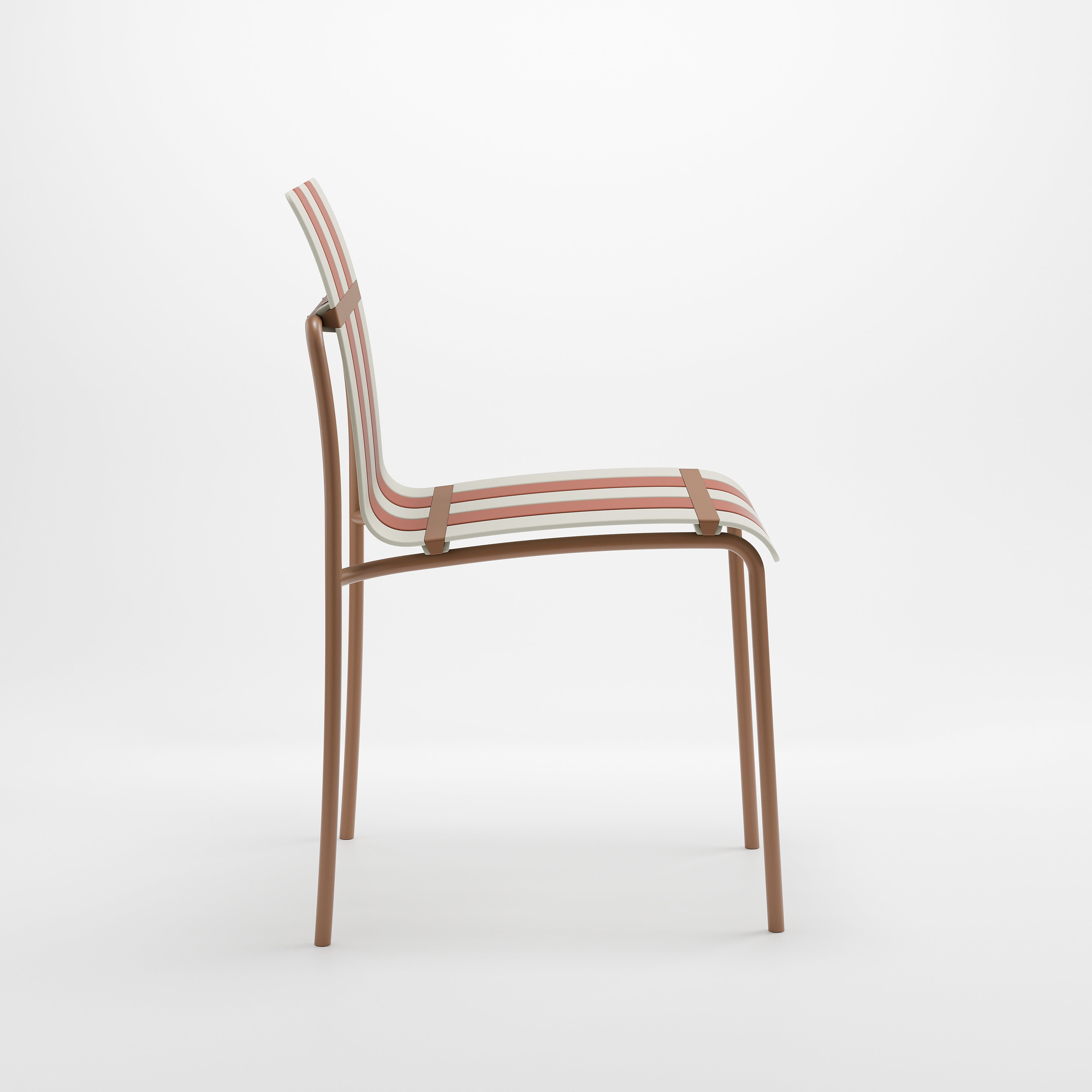 Ondara Outdoor Chair (Nude Beige & White) – Modern Boho Patio Chair - Marcel Olsen
