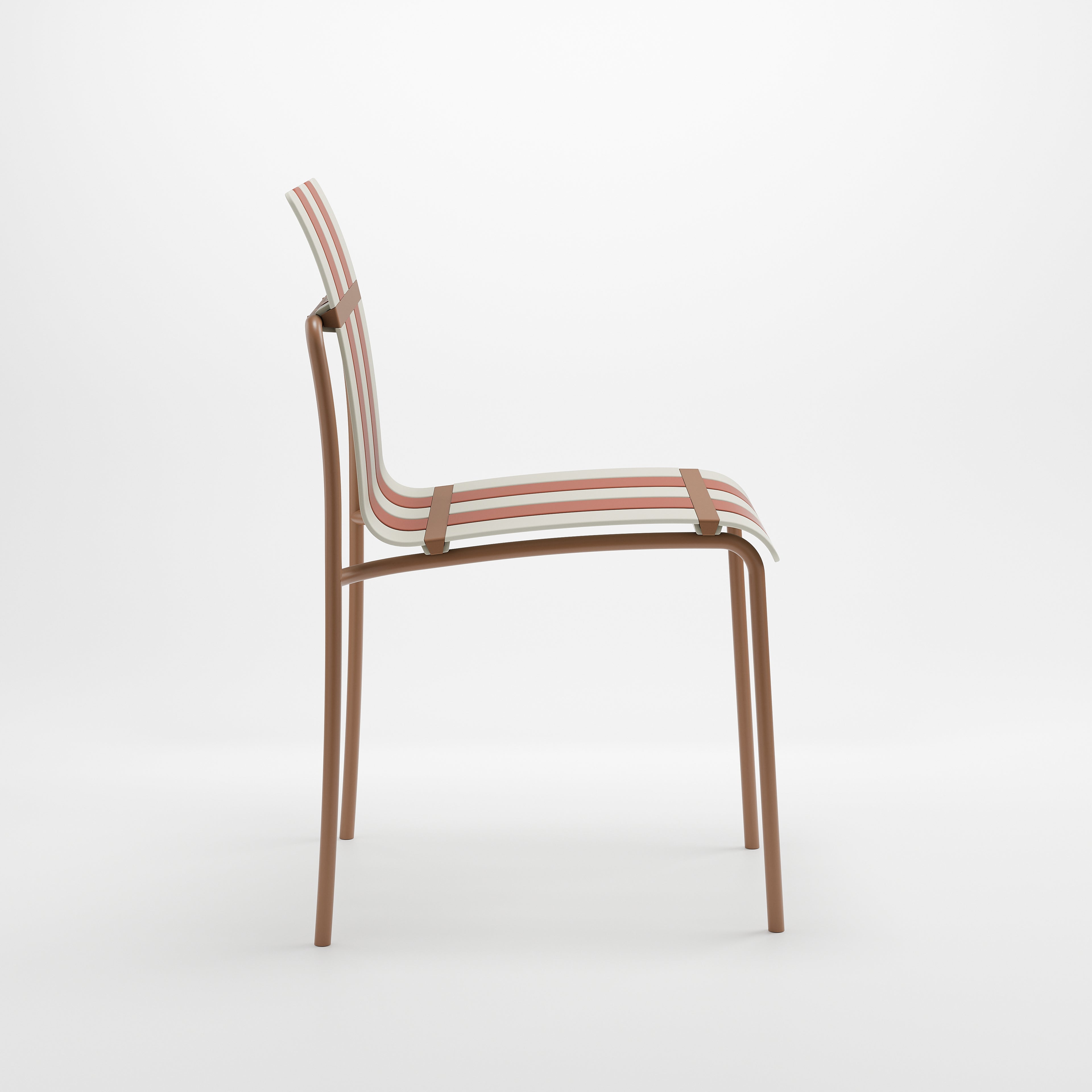 Ondara Outdoor Chairs – Set of 4 (Nude Beige & White) – Outlet - Marcel Olsen