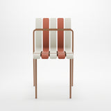 Ondara Outdoor Chair (Nude Beige & White) – Modern Boho Patio Chair - Marcel Olsen