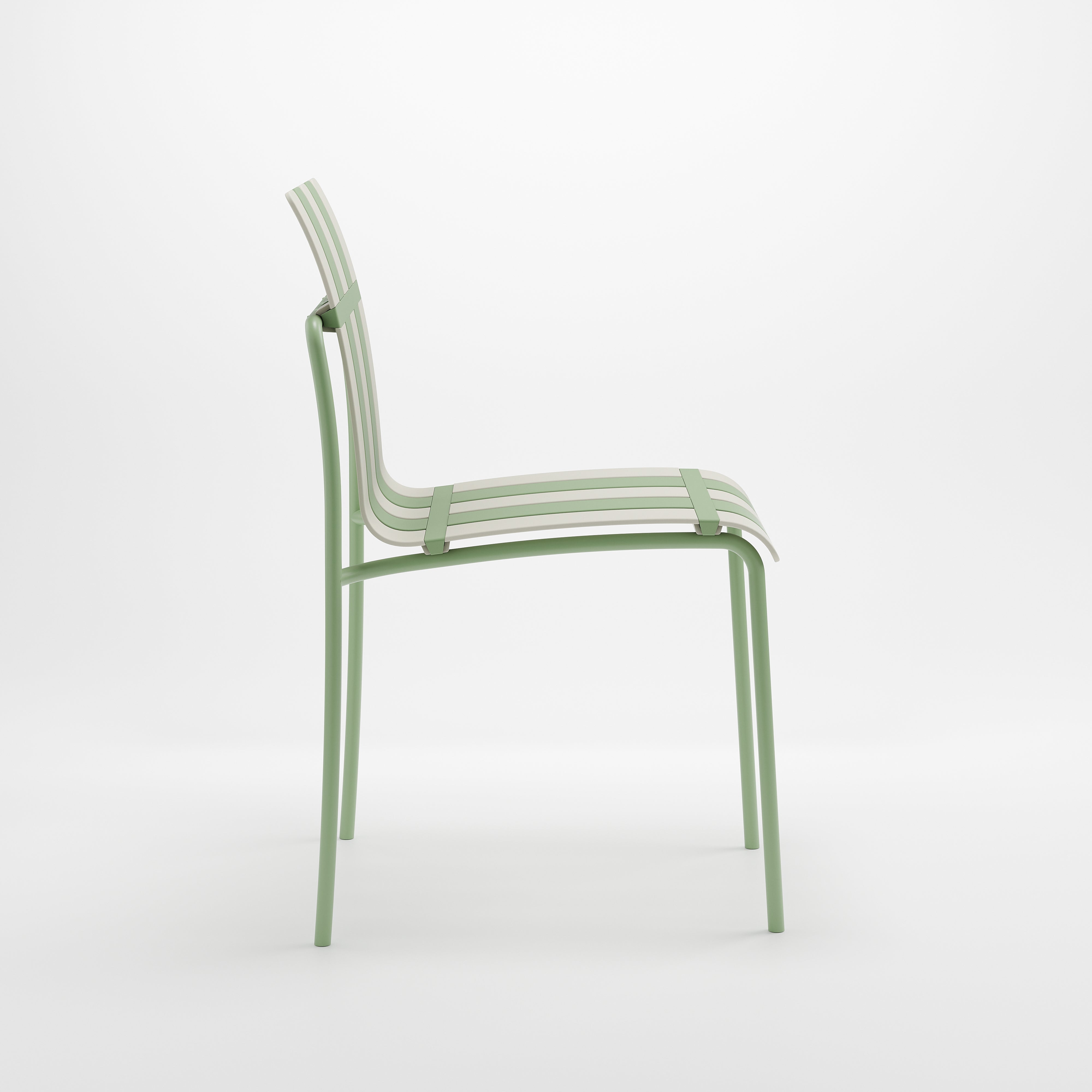 Ondara Outdoor Chair (Sage Green & White) – Modern Boho Patio Chair - Marcel Olsen
