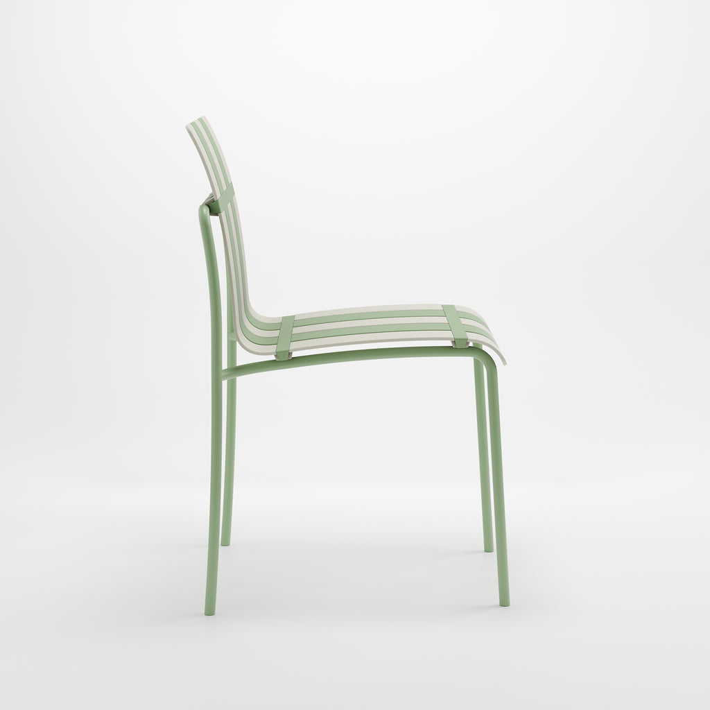 Ondara Outdoor Chairs – Set of 2 (Sage Green & White) – Imperfect (Minor Cosmetic Mark on ONE chair) - Marcel Olsen