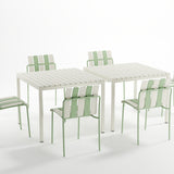 Ondara Outdoor Chair (Sage Green & White) – Modern Boho Patio Chair - Marcel Olsen