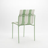 Ondara Outdoor Chair (Sage Green & White) – Modern Boho Patio Chair - Marcel Olsen