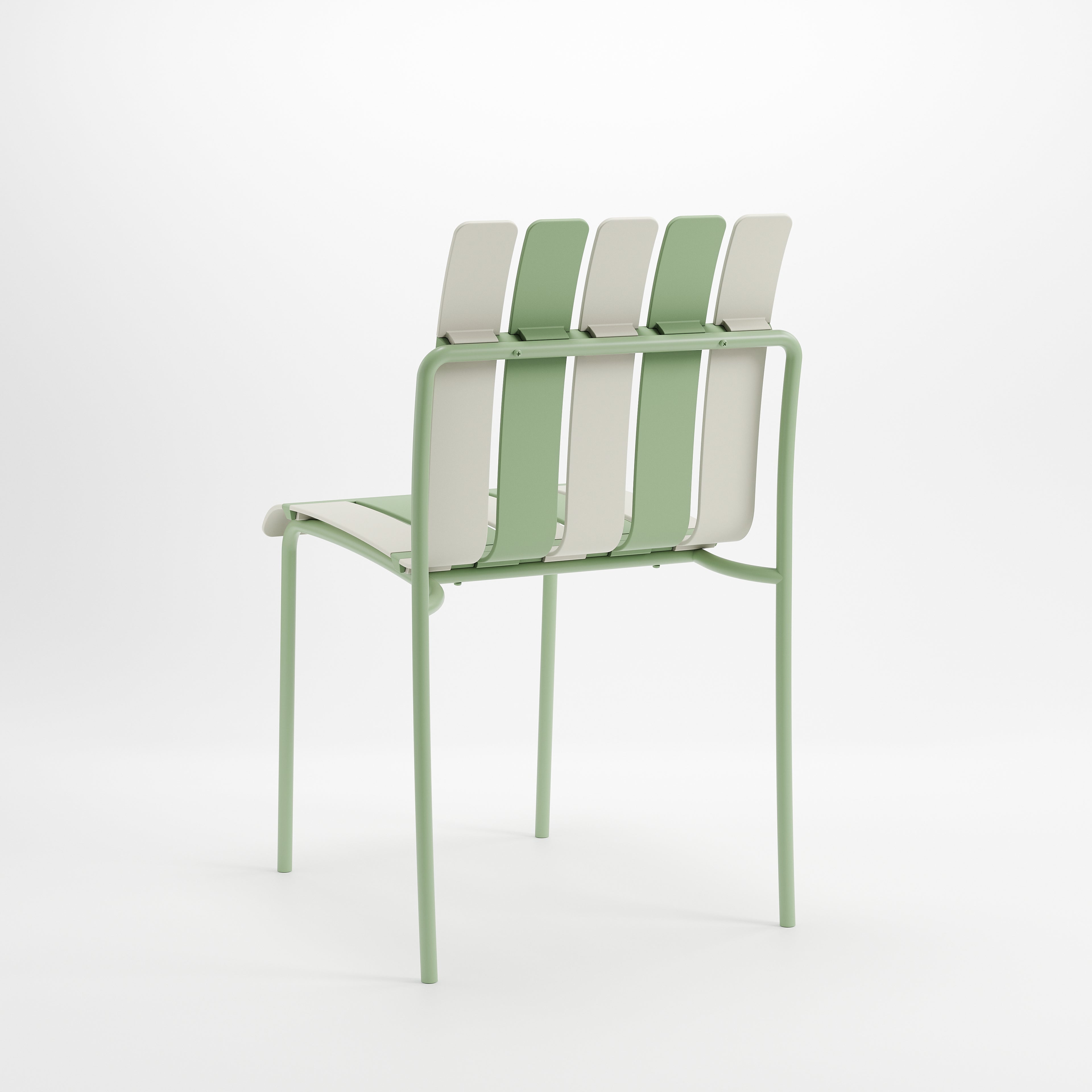 Ondara Outdoor Chairs – Set of 2 (Sage Green & White) – Imperfect (Minor Cosmetic Mark on ONE chair) - Marcel Olsen